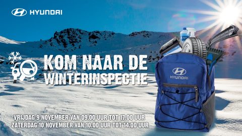 Afbeelding voor Vergeet je de Hyundai Winterinspectie niet?