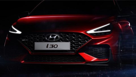 Afbeelding voor Hyundai toont krachtig design vernieuwde i30