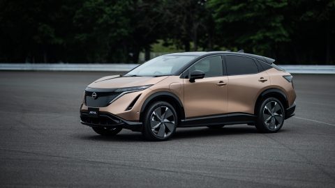 Afbeelding voor Dit is de nieuwe Nissan Ariya. De elektrische coupé crossover van Nissan.